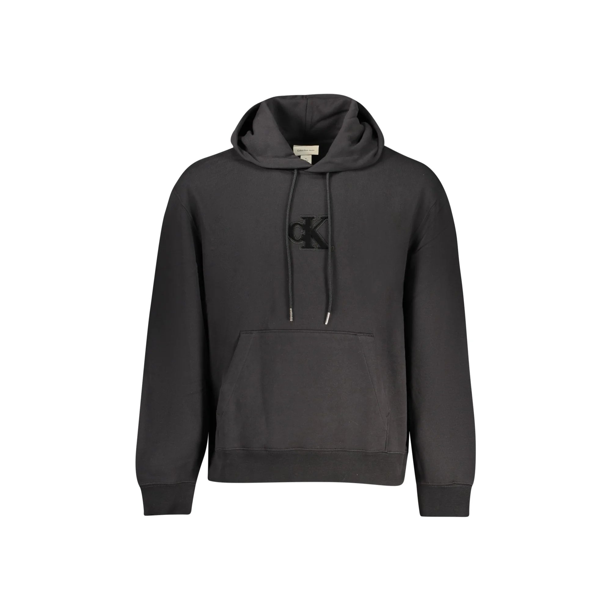 Calvin Klein Felpa Uomo Nera Cappuccio Felpata Logo Felpe Nero - foto prodotto
